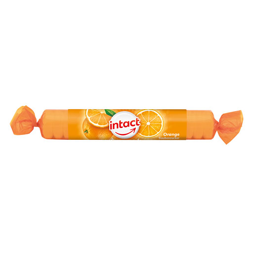INTACT Traubenzucker Rolle Orange