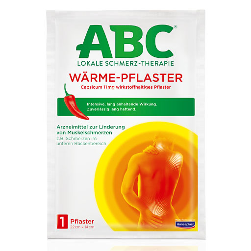 ABC Wärme-Pflaster Capsicum Hansaplast med 14x22
