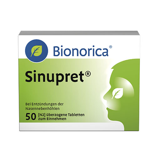 SINUPRET &uuml;berzogene Tabletten