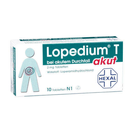 LOPEDIUM T akut bei akutem Durchfall Tabletten