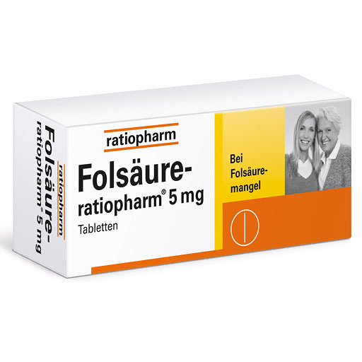 FOLS&Auml;URE-RATIOPHARM 5 mg Tabletten