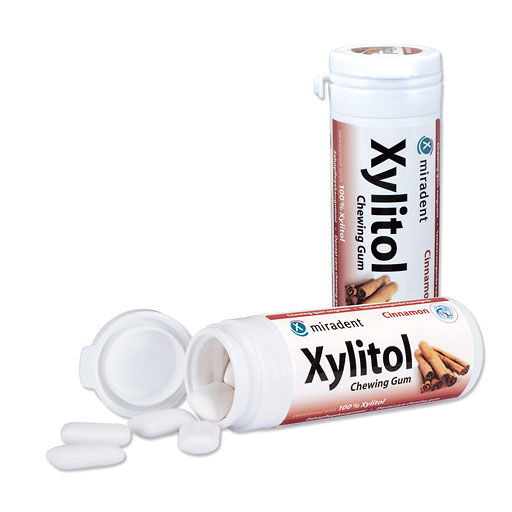MIRADENT Xylitol Chewing Gum Zimt
