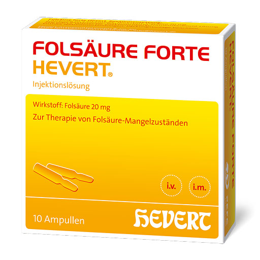 FOLS&Auml;URE HEVERT forte Ampullen
