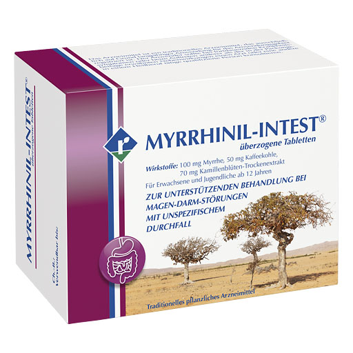 MYRRHINIL INTEST &uuml;berzogene Tabletten