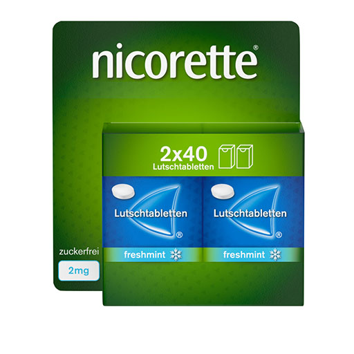 nicorette&reg; Lutschtablette, 2 mg Nikotin, 80 St