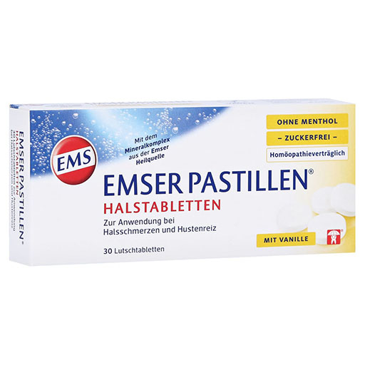 EMSER Pastillen ohne Menthol zuckerfrei