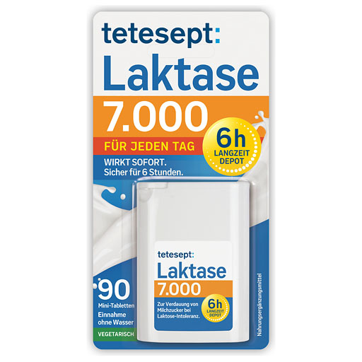 TETESEPT Langzeit Laktase 7.000 Tabletten