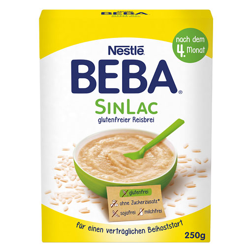 NESTLE BEBA SINLAC glutenfreier Reisbrei n.d.4 M.