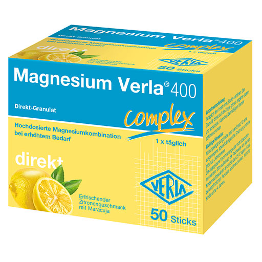 MAGNESIUM VERLA 400 Zitrone Direkt-Granulat