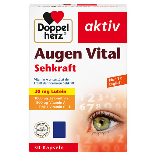 DOPPELHERZ Augen Vital Sehkraft aktiv Kapseln