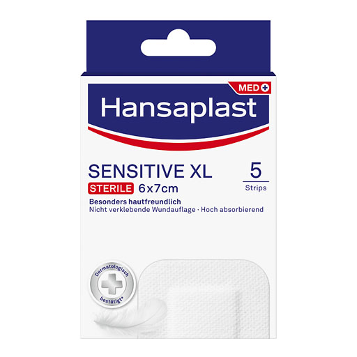 HANSAPLAST Sensitive Wundverband steril 6x7 cm