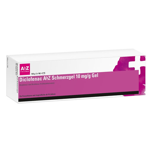 DICLOFENAC AbZ Schmerzgel 10 mg/g - f&uuml;r Gelenke