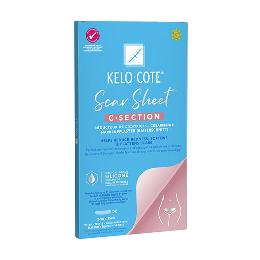 KELO-COTE Silikon-Narbenpflaster Kaiserschnitt