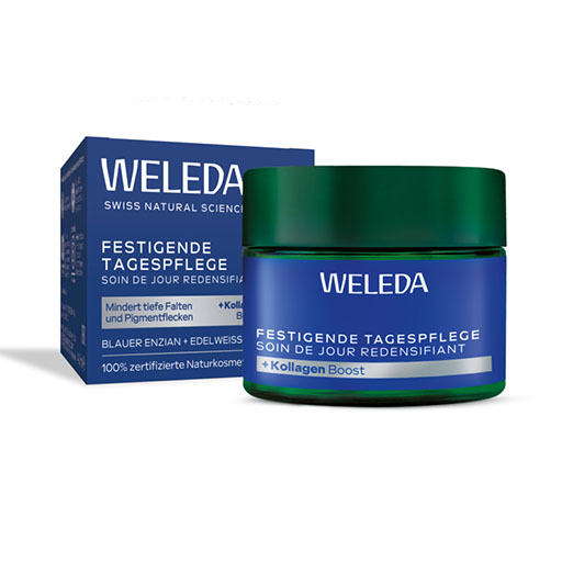 WELEDA festigende Tagespflege blauer Enzian&Edelw.