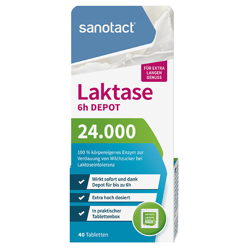 SANOTACT Laktase 24.000 Tabletten