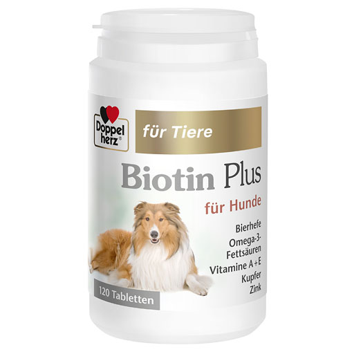 DOPPELHERZ f&uuml;r Tiere Biotin Plus Tabletten f.Hunde