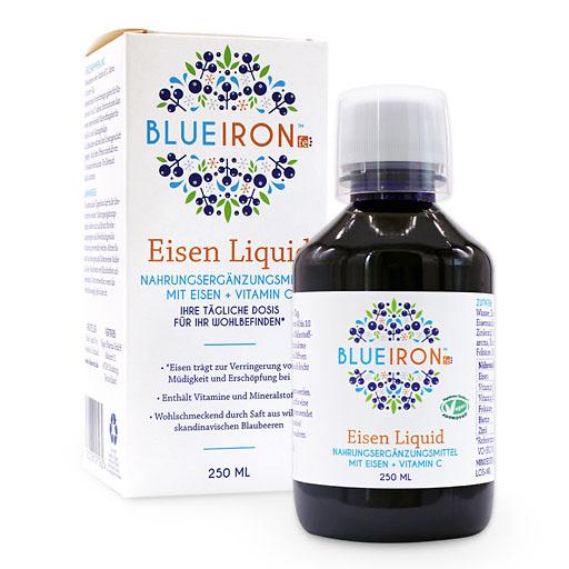 BLUEIRON Eisen Liquid Fl&uuml;ssigkeit zum Einnehmen