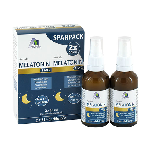 MELATONIN 1 mg Einschlaf-Spray Sparpack